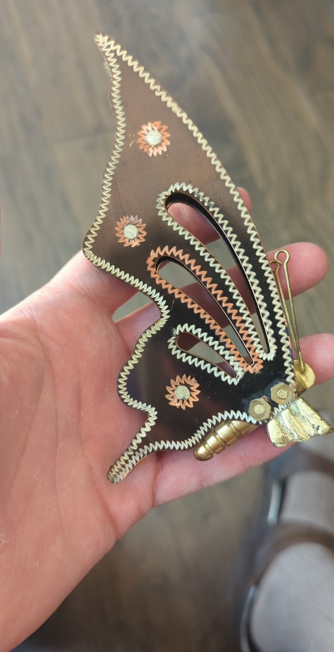 Hand Crafted Metal Butterfly - Picture 8 of 8